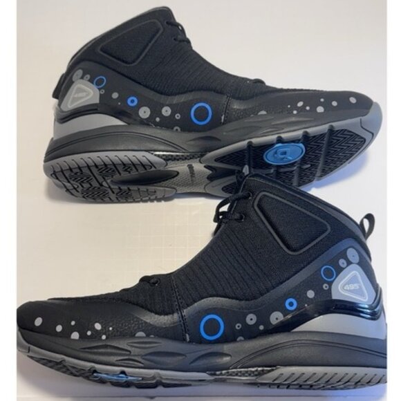 Q4 Sports Q4MB-013 Jet Black Basketball Shoe size 11 & 12 - Picture 1 of 4